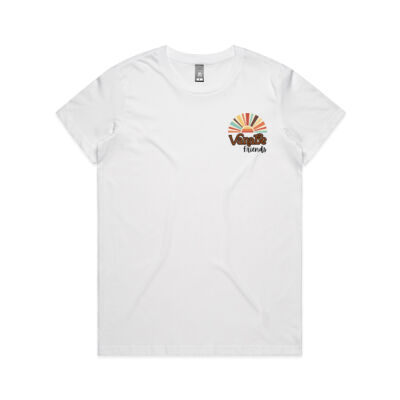Womens Maple Tee - White Thumbnail