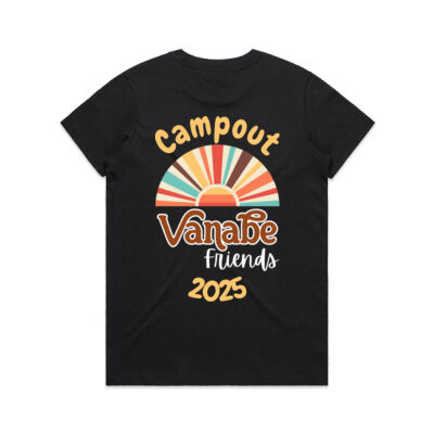 Womens Maple Tee- Black Thumbnail